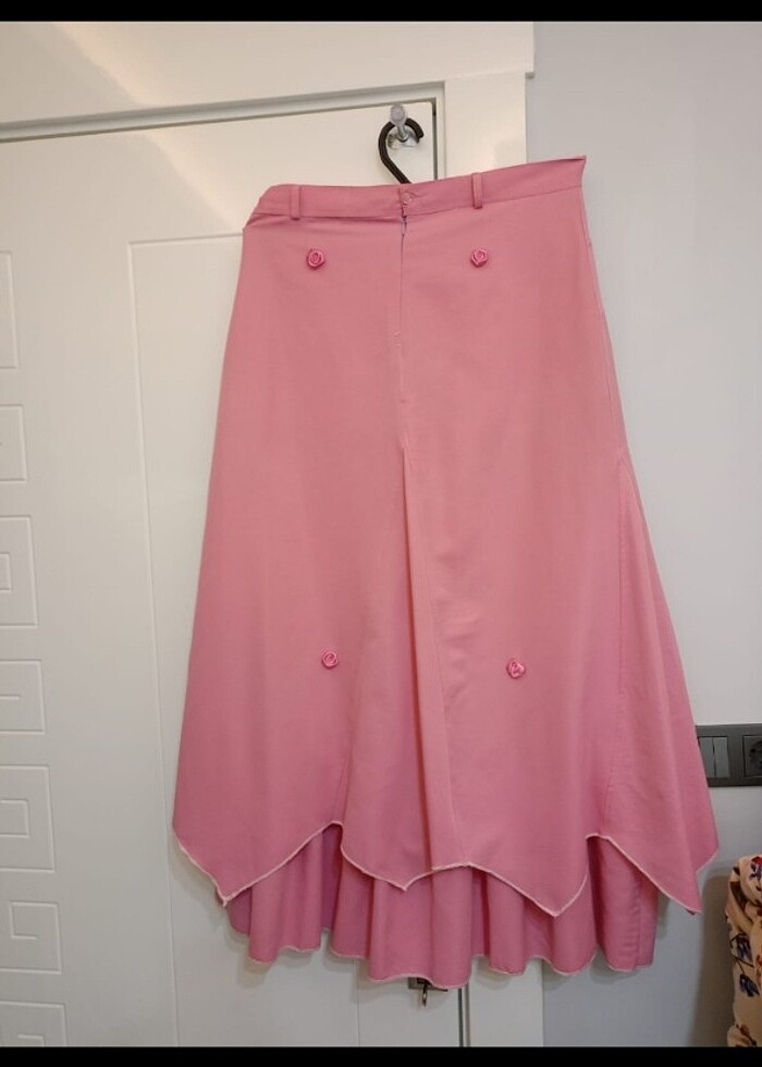 Kalın keten etek - Görsel 3