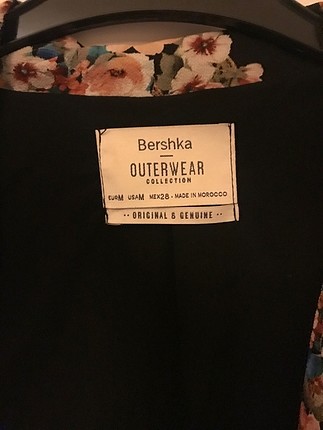 Bershka Çiçekli ince ceket