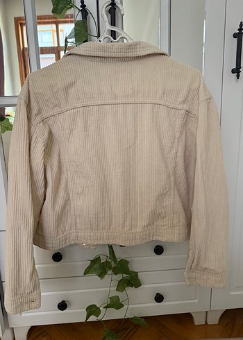 Bej Kadın Düğmeli Midi Ceket - Görsel 2