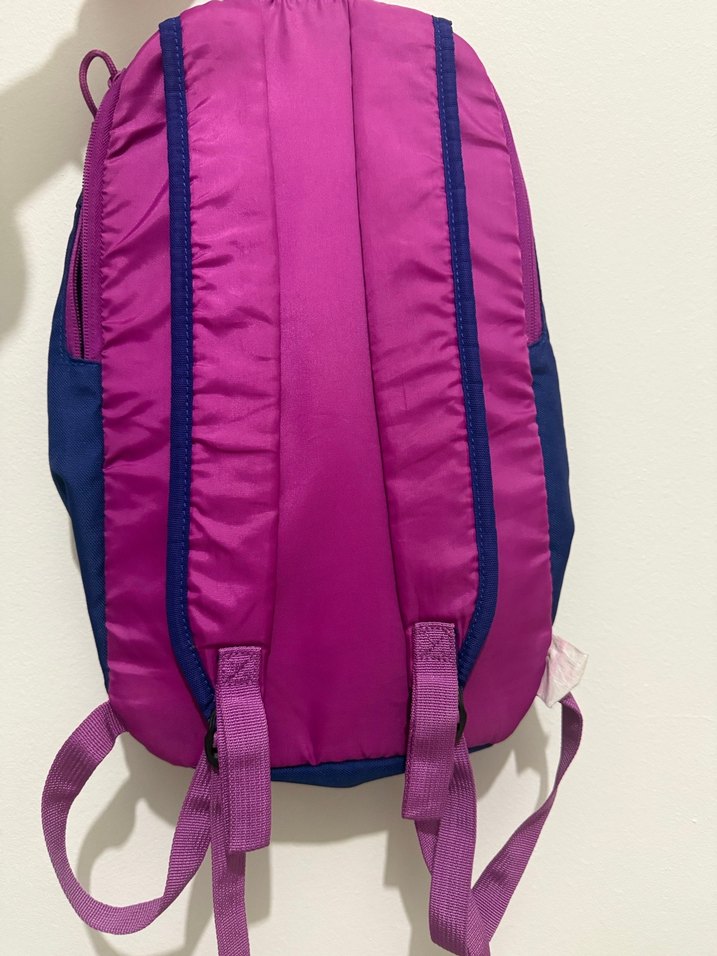 Mavi Fermuarlı Kadın Sırt Çantası - Görsel 2