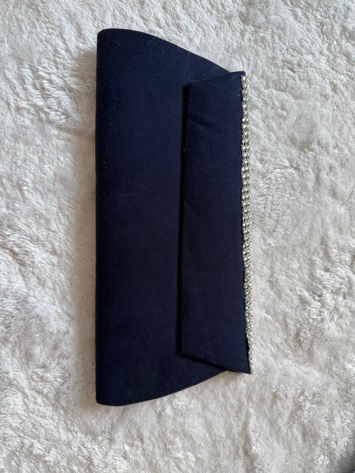 LacivertParlak Kadın Portföy Çanta - Görsel 2