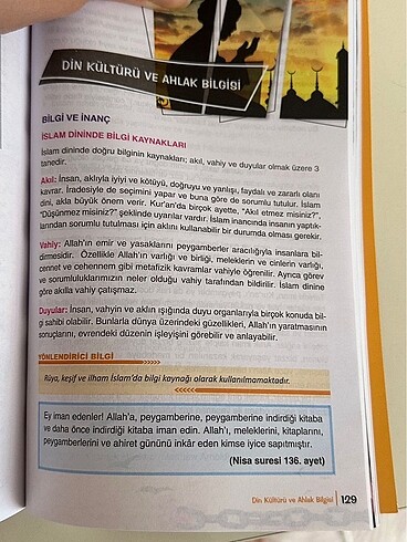  YAYINDENİZİ PRO TEK KİTAPTA TYT DİN KÜLTÜRÜ VE FELSEFE KONU ANLA