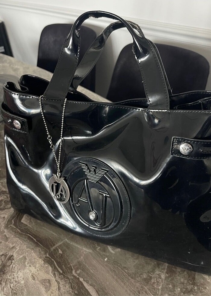 Siyah Armani Jeans Çanta - Görsel 2