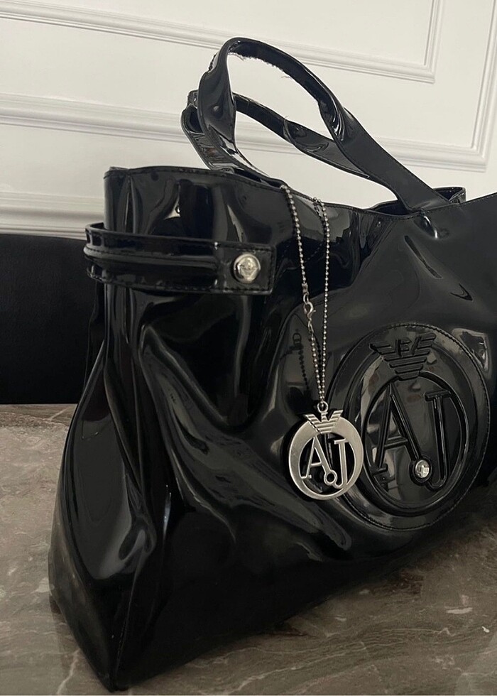 Siyah Armani Jeans Çanta - Görsel 5