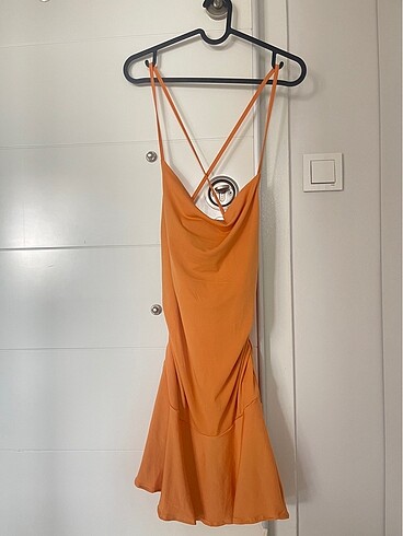 GRIMELANGE TURUNCU ELBİSE - Görsel 3