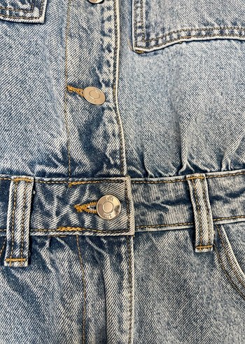 Zara Denim Tulum - Görsel 3