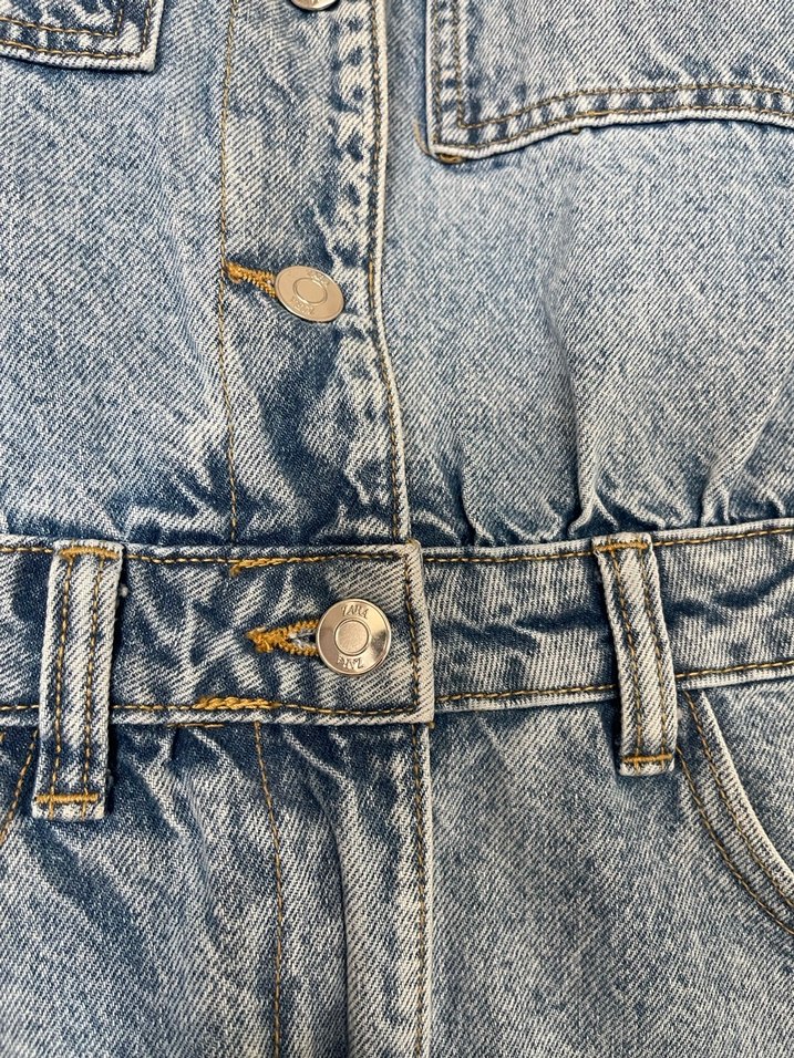 Zara Denim Tulum - Görsel 3