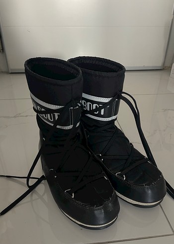 Siyah Moon Boot - Görsel 6