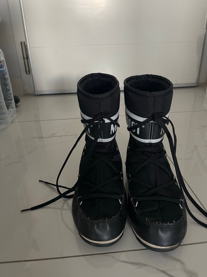 Siyah Moon Boot - Görsel 5