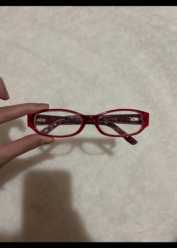 SATILDI Bayonetta Office Siren Kırmızı Gözlük - Görsel 7