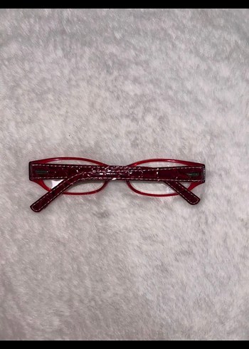 SATILDI Bayonetta Office Siren Kırmızı Gözlük - Görsel 3