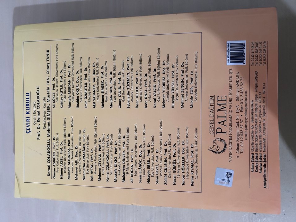 Fen ve Mühendislik İçin Fizik 1 Problem Çözümleri - Görsel 2