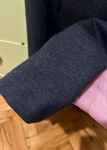 Gri Yün Yargıcı Elbise - Görsel 5