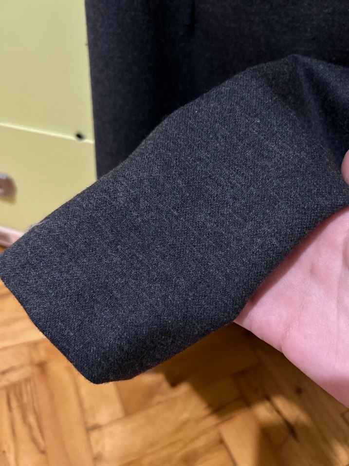 Gri Yün Yargıcı Elbise - Görsel 5