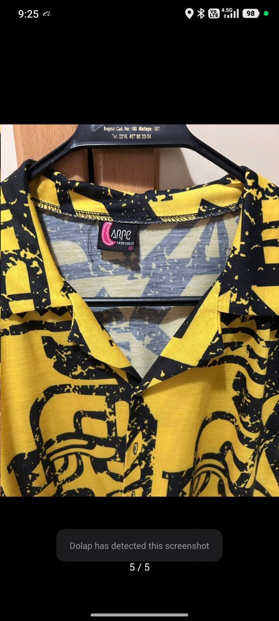 Stranger Things Sarı Gömlek - Görsel 5