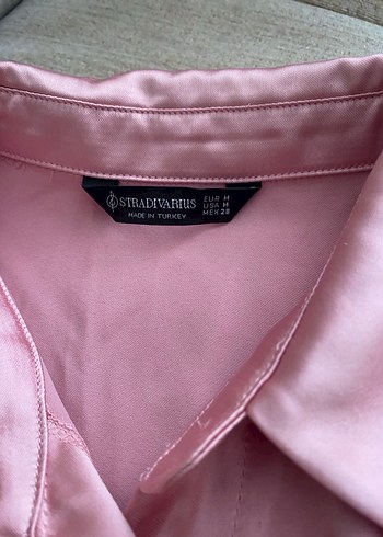 Stradivarius Pembe Mini Uzun Kollu Kadın Elbise