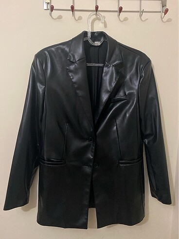 Deri blazer ceket