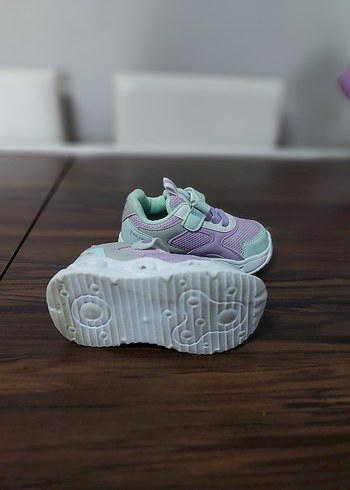 Kız Çocuk Mor Velcro Spor Ayakkabı - Görsel 3
