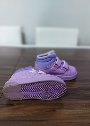 Mor Kız Çocuk Spor Ayakkabı Velcro - Görsel 3
