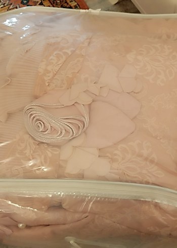 pudra pembesi yatak örtüsü takımı - Görsel 5