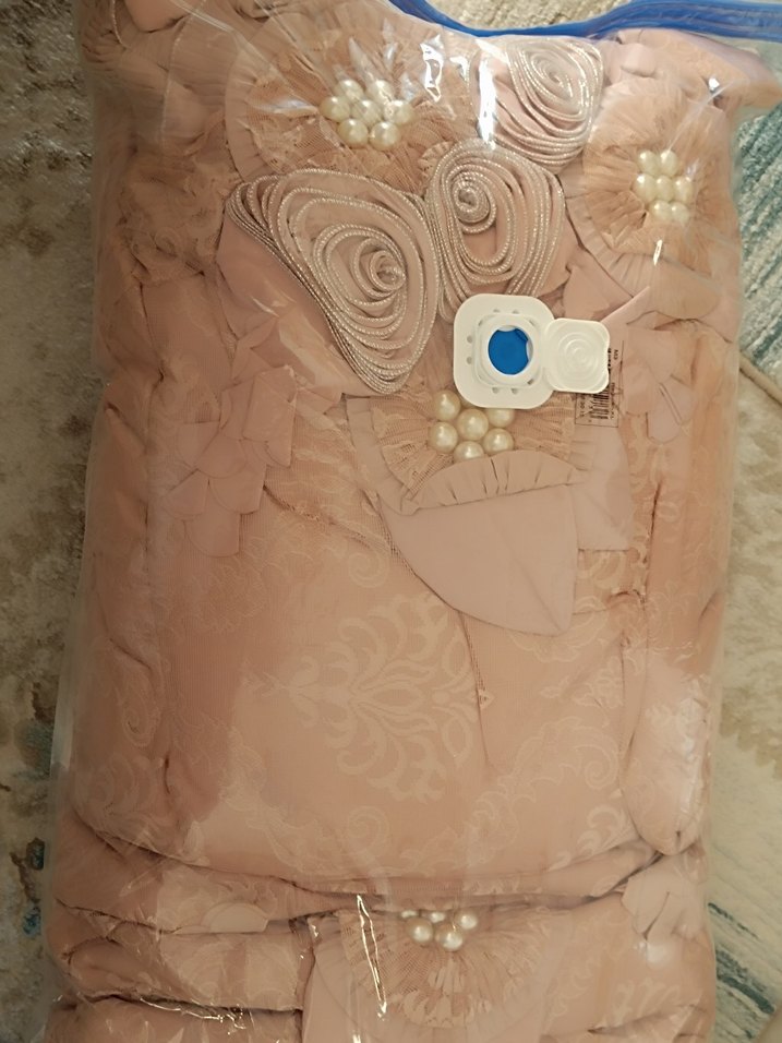 pudra pembesi yatak örtüsü takımı - Görsel 4