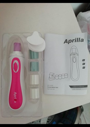 Aprilla Renkli manikür tırnak bakım Cihazı sıfır urun - Görsel 3