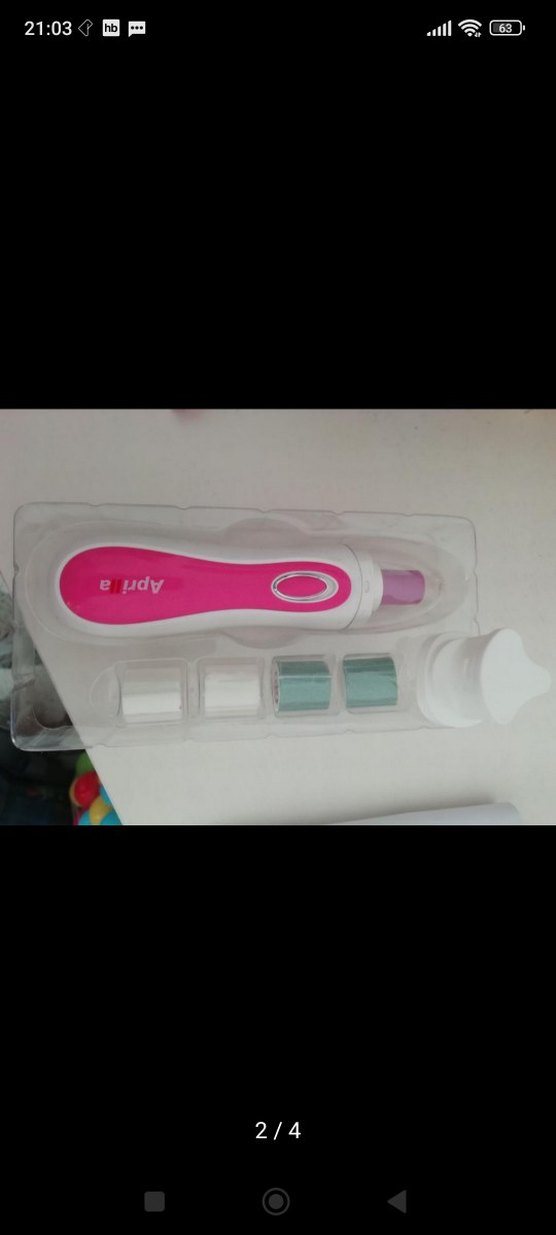 Aprilla Renkli manikür tırnak bakım Cihazı sıfır urun - Görsel 2