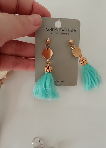 saat ve küpe seti - Görsel 3