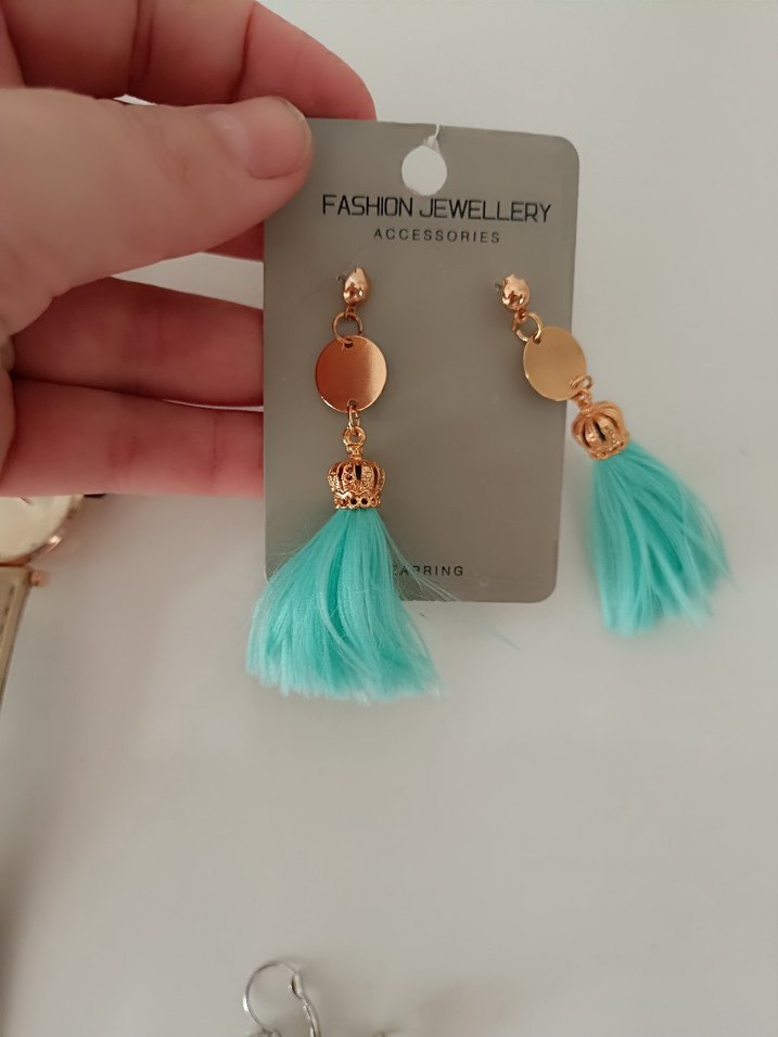 saat ve küpe seti - Görsel 3