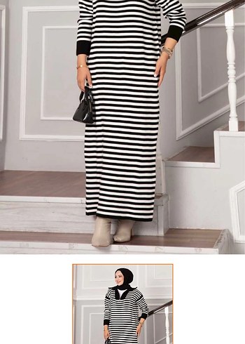 Zebra Desenli Uzun standart beden elbise hiç kullanılmadı - Görsel 4