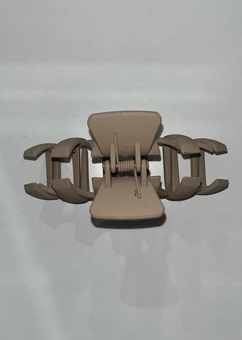 Bej Plastik Saç Tokası - Görsel 3