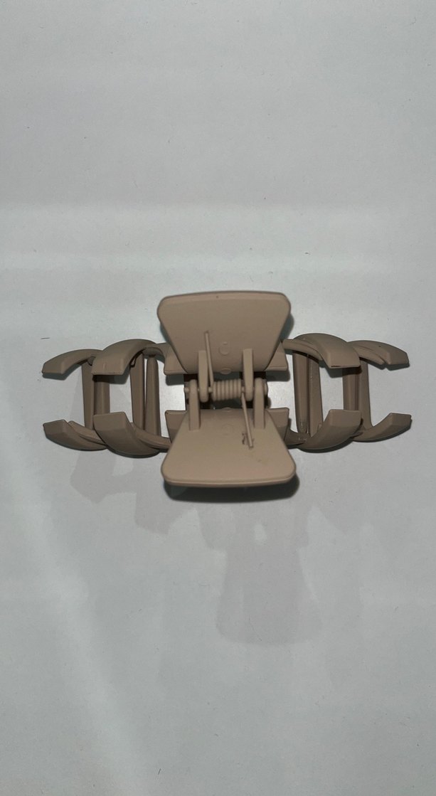 Bej Plastik Saç Tokası - Görsel 3