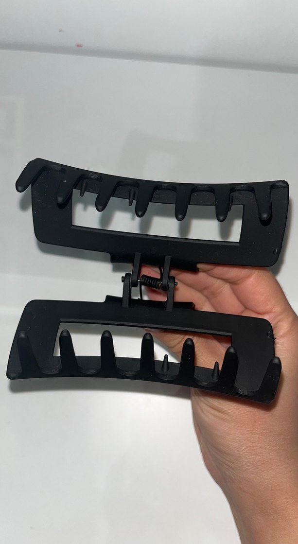 Siyah Plastik  Saç Tokası - Görsel 4