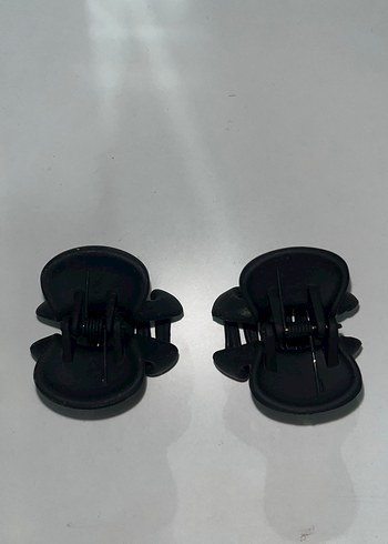 Siyah Elastik Gotik Saç Tokası 2 adet - Görsel 2