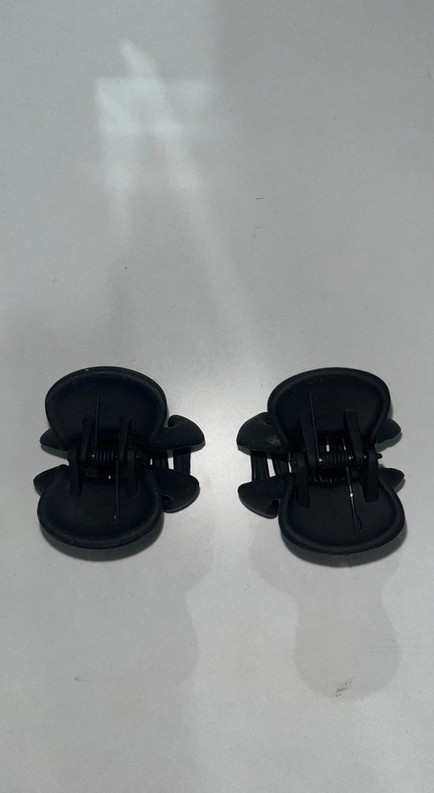 Siyah Elastik Gotik Saç Tokası 2 adet - Görsel 2