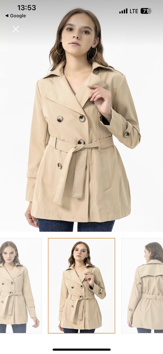 Bej Regular Fit Kadın Trençkot - Görsel 4