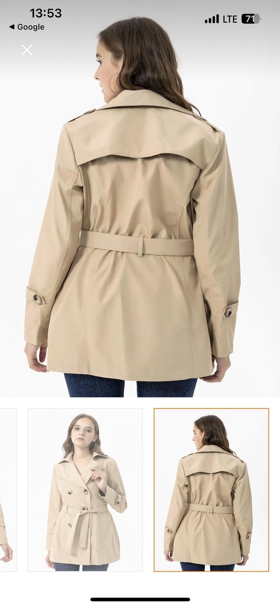 Bej Regular Fit Kadın Trençkot - Görsel 5