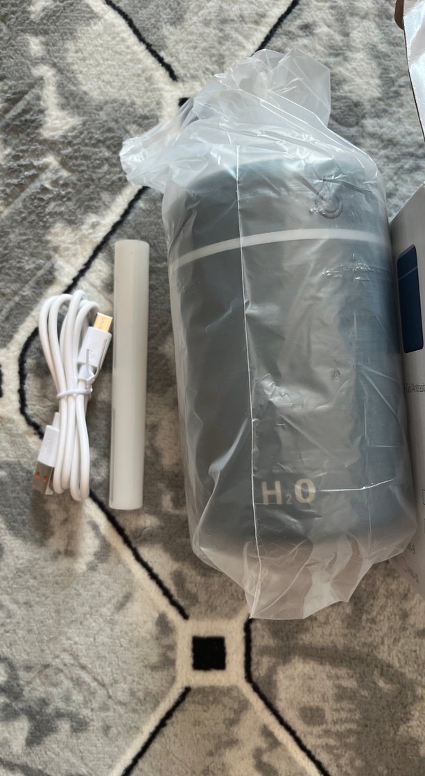 Gri Hava Nemlendirici 400 ml USB Type-C - Görsel 2