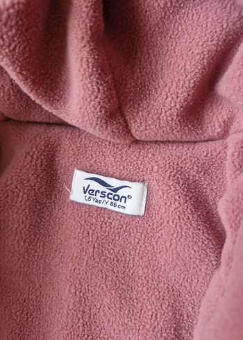 Kız Bebek Pembe Kapüşonlu Tulumu - Görsel 2