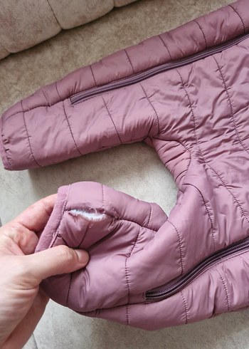 Kız Bebek Pembe Kapüşonlu Tulumu - Görsel 4