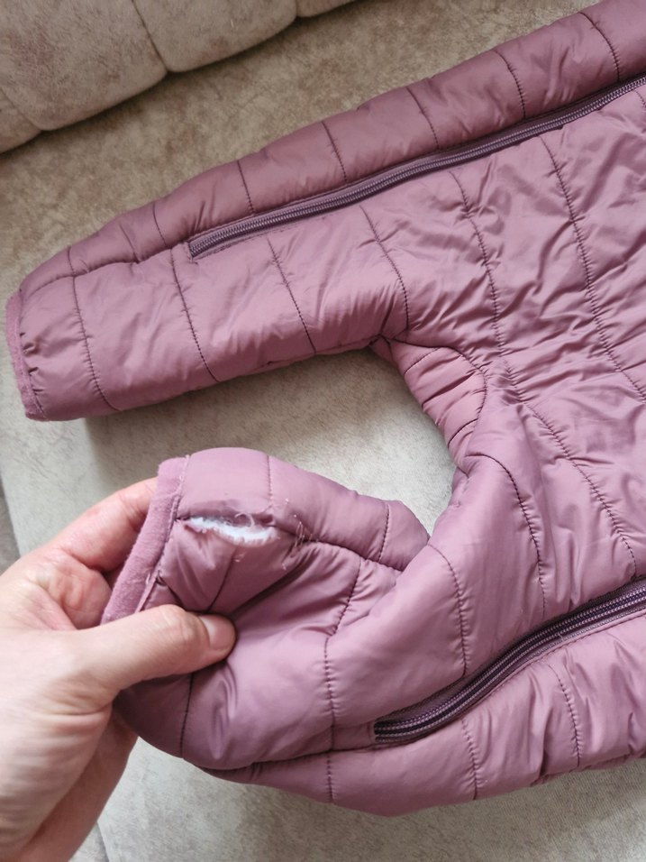 Kız Bebek Pembe Kapüşonlu Tulumu - Görsel 4