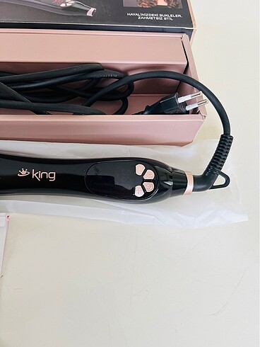 King KSM928 Elsa Otomatik Saç Magasi - Görsel 2