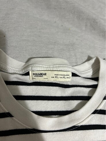 Pull and Bear pull and bear uzun kollu çizgili