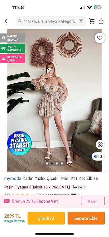 Trendyol Mymoda Elbise