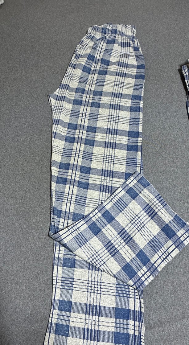 Gri Ekose erkek Pamuk Pantolon cepli model - Görsel 2