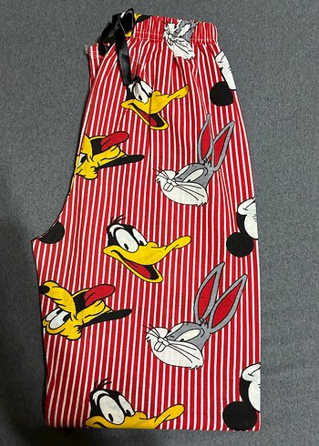 Renkli Pop Kültür Baskılı ünisex Pijama Altı - Görsel 2