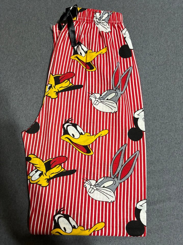 Renkli Pop Kültür Baskılı ünisex Pijama Altı - Görsel 2