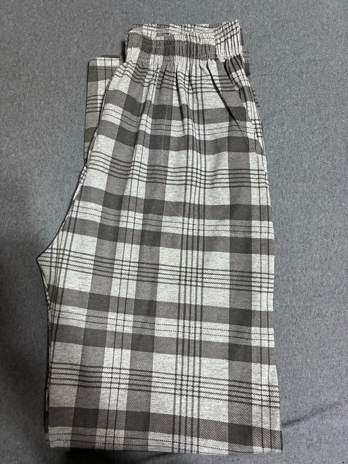 Gri Ekoseli Pilili erkek Kumaş Pantolon - Görsel 2