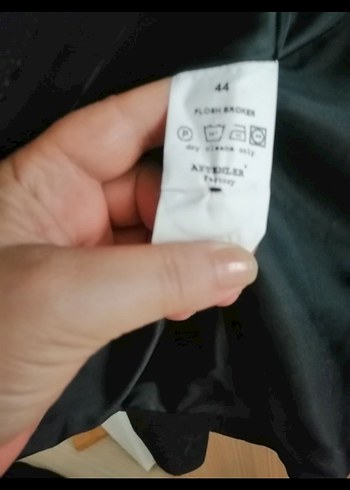 Collezione Düğmeli Siyah Midi Kadın Ceket