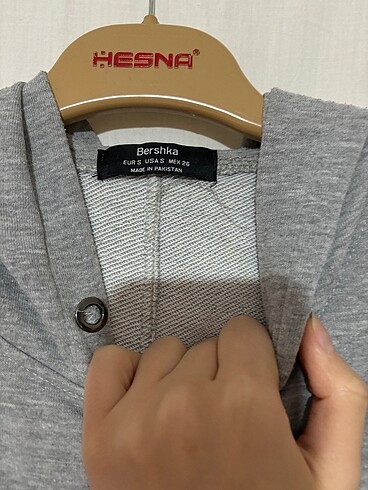 s Beden gri Renk Bershka sweatshirt